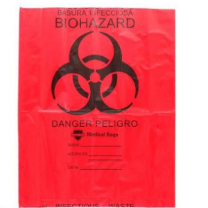 1.5 Mil LD Red Infectious Waste Liners