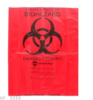 1.5 Mil LD Red Infectious Waste Liners