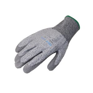 Grey Coated Work Gloves
