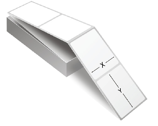 Thermal Transfer Fanfolded Labels- Ribbon Required