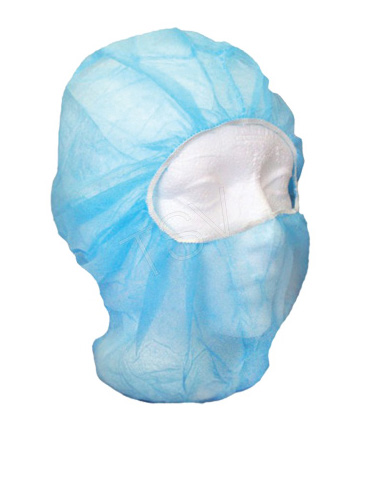 Disposable One Piece Hoods (Bouffant & Beard Cover All-In-One)