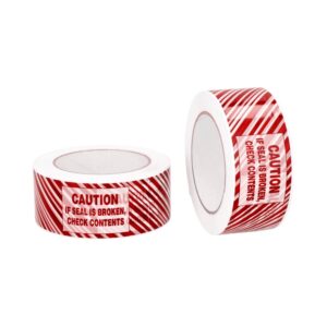 Printed Tamper Evident Tape 48mm Red