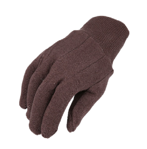 Brown Jersey Gloves