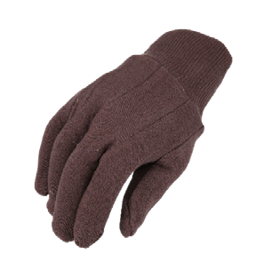 Brown Jersey Gloves
